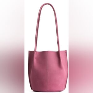 Portland Leather Rose Shoulder Bag